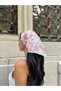 Orange Pastel Lace Detailed Bandana - 2