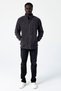 Men's Stand Collar Zippered Double Pocket Sweatshirt Anthracite - 25K 6083 - 5