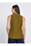 Solid Tailored Sleeveless Buttoned Vest - 4