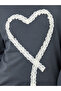 Teen Heart Lace Sweatshirt and Flared Legging Set - 4
