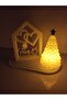 Christmas Ornament Led Pine Tree and Home Decor Set of 2 12-14 cm 1 Piece Led Is Included - 2