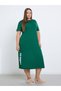 Plus California Print Patch Detail Sleep T-Shirt Dress