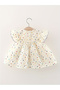 Girls Polka Dot Cotton Embroidery Dress - 2