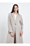 Women Maxi Kimono with Notch Lapel - 3