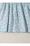 Girls Blue Peter Pan Collar Smocked Dress - 7