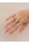 Rosastella Pink Zircon Stone Star Adjustable Ring - 4