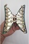 Korean Style Luxury Bone Green Clasp Buckle 9 cm - Stylish and Durable - 6