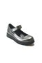 Onlo Shoes 257 Genuine Leather Gray Velcro Orthopedic Girls' School Ballerina Shoes - 4