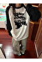 Streetwear Design Raglan Long Sleeve Printed White T-Shirt