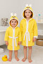 100% Cotton Embroidered Baby Kids Bathrobe Breathable Fabric - 5