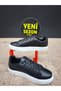 Men's Shoes Black White Polo Tricot Classic, Sports Style, Men's Sneakers Leather Sports Shoes - 4