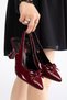 Aurea Milano Julia Patent Leather Women's Sports Bow Thin Heeled Shoes - 5
