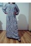 Robadan Long Sleeve 100% Viscose Pressed Floral Mother Dress, Prayer Dress, Hijab Dress