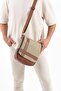 Canvas Fabric Tablet Bag Men's Messenger Bag 27*23 cm Crossbody Shoulder Bag