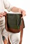 Canvas Fabric Tablet Bag Men's Messenger Bag 27*23 cm Crossbody Shoulder Bag - 3