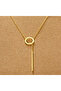 Women's Gold Necklace 60cm - 3