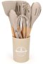 12-Piece Silicone Cooking Tools with Wooden Handles, Kitchen Utensil Set - 7