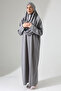 Practical One-Piece Prayer Dress with Women's Bag - Gray - 5