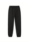 Unisex Profile Dog Printed Red Gray Black Sweatpants Jogger - 6