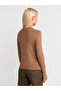 10427 V-Neck Sleeve Slit Sweater-Dark Mink - 2
