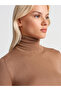 1268 Turtleneck Sweater-Dark Mink - 3