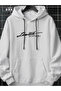 Limited Edition Printed White Oversize Hooded Sweatshirt Hoodie - 2