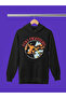 Foo Fighters Printed Cotton Long Sleeve Ribbed 3 Thread Hooded Rock Sweatshirt