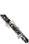 Clarinet Black Bakelite Silver Keys Woodwind Instrument - 3