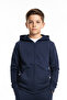 2-Piece Zippered Kangaroo Pocket Hooded Boys' Tracksuit Set - 5