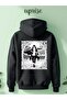 Attack on Titan Eren Yaeger Printed Cotton 3 Thread Oversize Sweatshirt