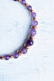 Certified Amethyst and Hematite Natural Stone Bracelet - 5