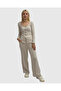 Basic Long Sleeve Blouse - Pants Set for Women