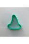 Witch Hat Cookie Mold, Green, Halloween Themed Dough Shaper, Stamped Model - 5
