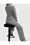Basic Long Sleeve Blouse - Pants Set for Women - 2