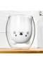 Double Walled Glass Cat - 2