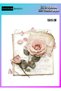 Iron-On Textile Arma Special Design Vintage T-Shirt with Roses and Pages and Decorative Print