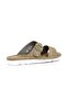 Double Strap Buckle Detail Flat Sandals - 3
