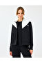 Warm up full zip track suit women black tracksuit set s212251-3817
