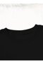 Women's Free Spirit Printed Crew Neck Black Gray Sweatshirt Oversize Loose - 2