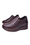 Women's Leather Wedge Sole Shoes D25Ka-3680 - 4