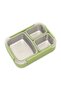304 Steel 780 ml 3 Compartment Student Office Food Container Lunch Box Mt183Ys