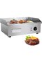 Electric Flat Top Grill 3000W Electric Countertop Griddle Grill 22 Inch Stainless Steel Flat Griddle