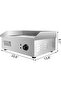 Electric Flat Top Grill 3000W Electric Countertop Griddle Grill 22 Inch Stainless Steel Flat Griddle - 8