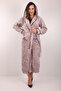 100% Bamboo Hooded Long Dressing Gown