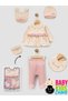 Kutulu Pleated Rabbit Combed Cotton Set of 5