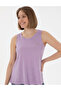 Women's Ecru Sleeveless Crew Neck T-Shirt - 3