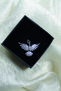 Zircon Stone Steel Phoenix Necklace Stylish Beaded Chain Gift for Lover, Spouse, Friend - 5