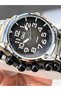 Men's Digital Watch, Silver Steel Band, 5 Atm Water Resistant, with Bracelet Gift - 3