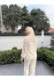 Blue and White Lace Detailed Pants Shirt Bottom Top Set - 3