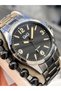 Men's Wristwatch, Smoked Steel Band with Numbers, 5 Atm Water Resistant, Bracelet Gift - 5